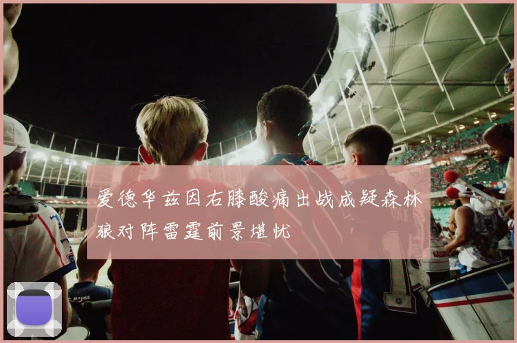 爱德华兹因右膝酸痛出战成疑森林狼对阵雷霆前景堪忧